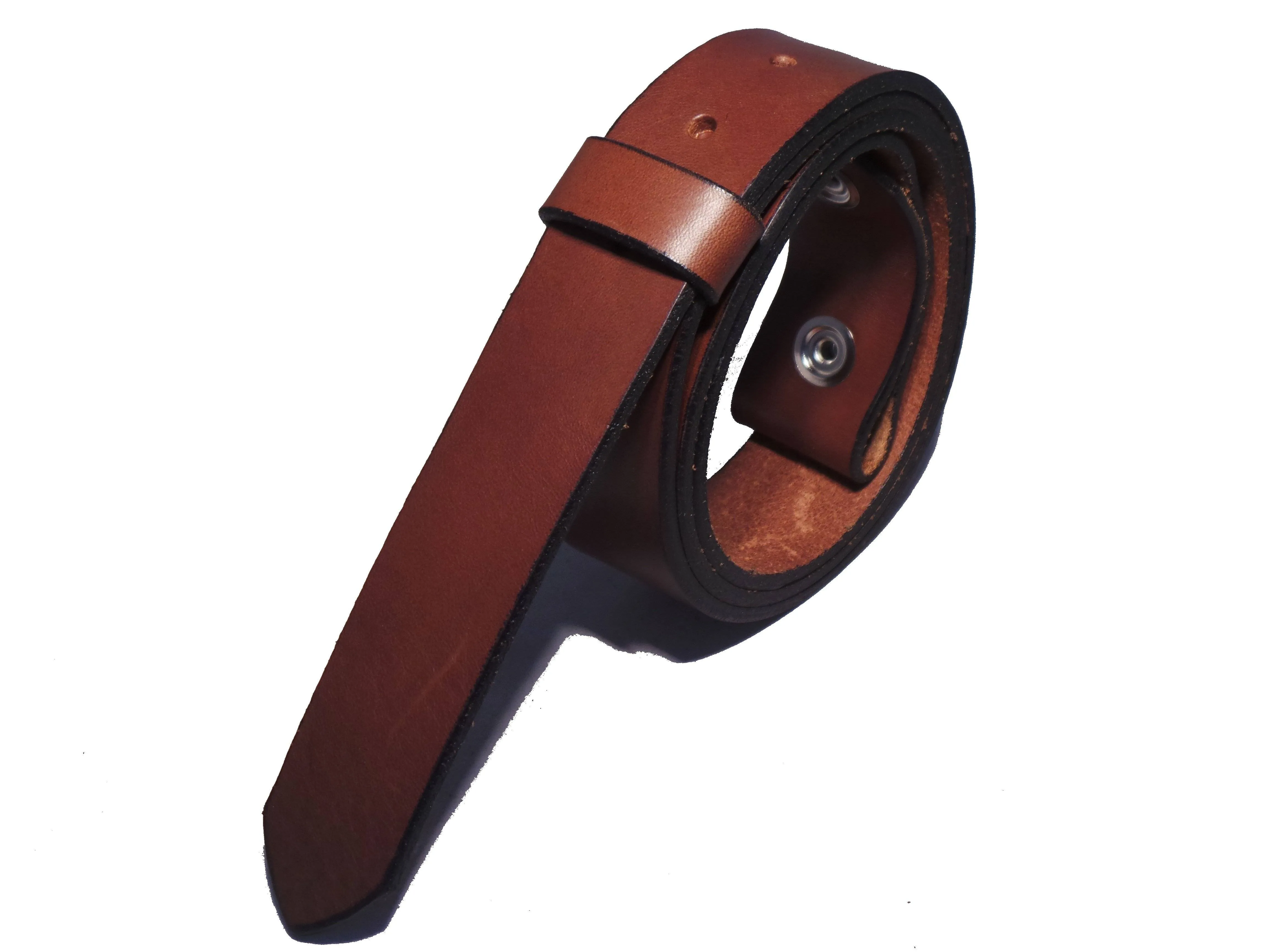 100% Real Brown 1 1/4" Inch (32mm) Leather Belt Strap