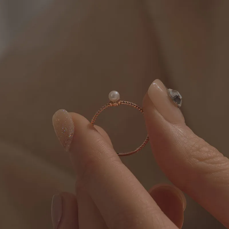 [14K Gold] Aube Pearl Ring