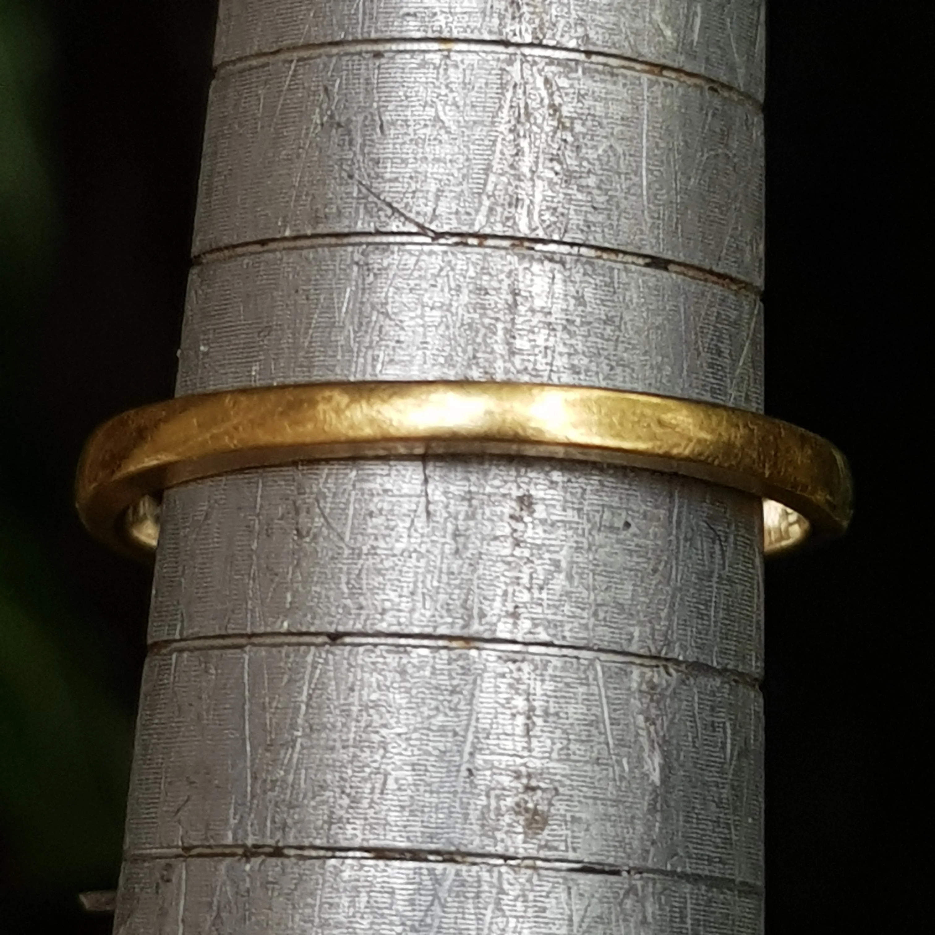 18k Gold Diamond Solitaire Ring 0.25cts Size U.K L Vintage London circa 1985
