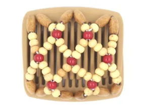 African Butterfly Chameleon Hair Comb - Ndebele Blonde 11