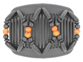 African Butterfly Hair Comb - Beada Black 103
