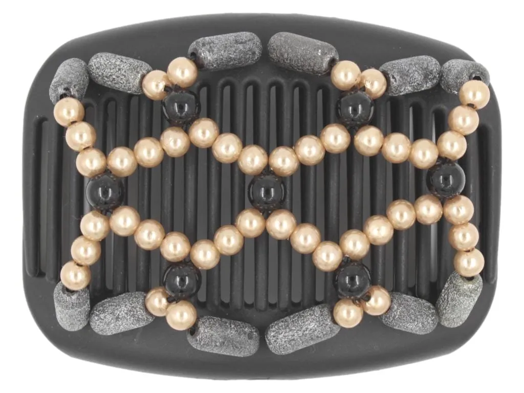 African Butterfly Hair Comb - Ndalena Black 117