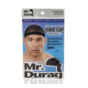 ANNIE Stocking Wave Cap With Wide Band [Black] #04330