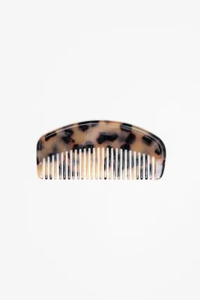 Antler Pocket Comb Tort Light