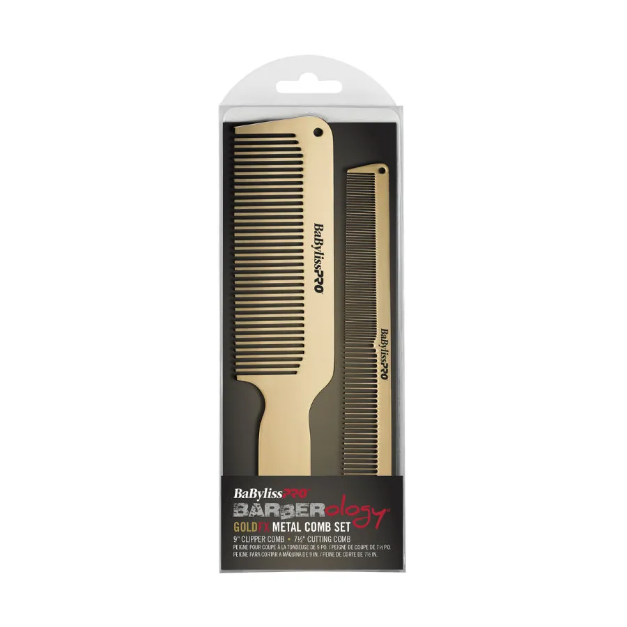 BaByliss Pro Metal Comb Set