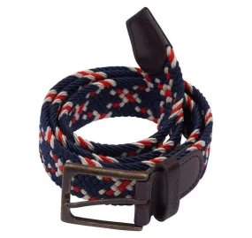 Barbour Ford Belt Navy / Red