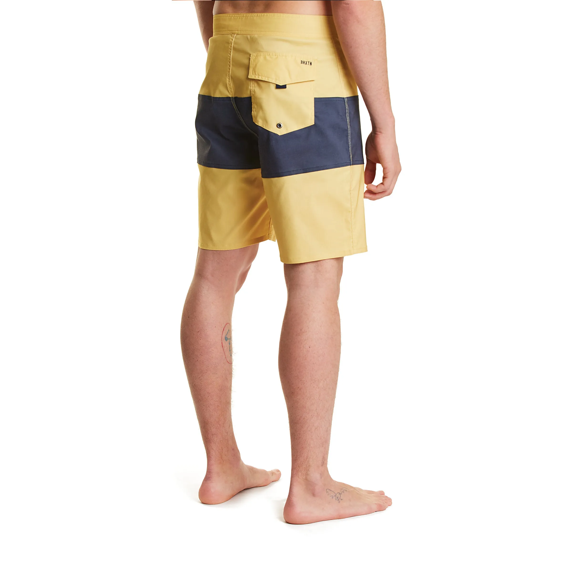 Barge Stripe Trunk - Yellow/Navy