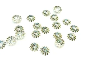 Bead Cap, Brass, 10mm, Fit For 12mm Bead, 24 Pieces  | 銅珠蓋, 10mm, 12mm珠用, 24個