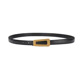 Black Women Genuine Leather Belt 黑色女士真皮皮带 KCBELT1059