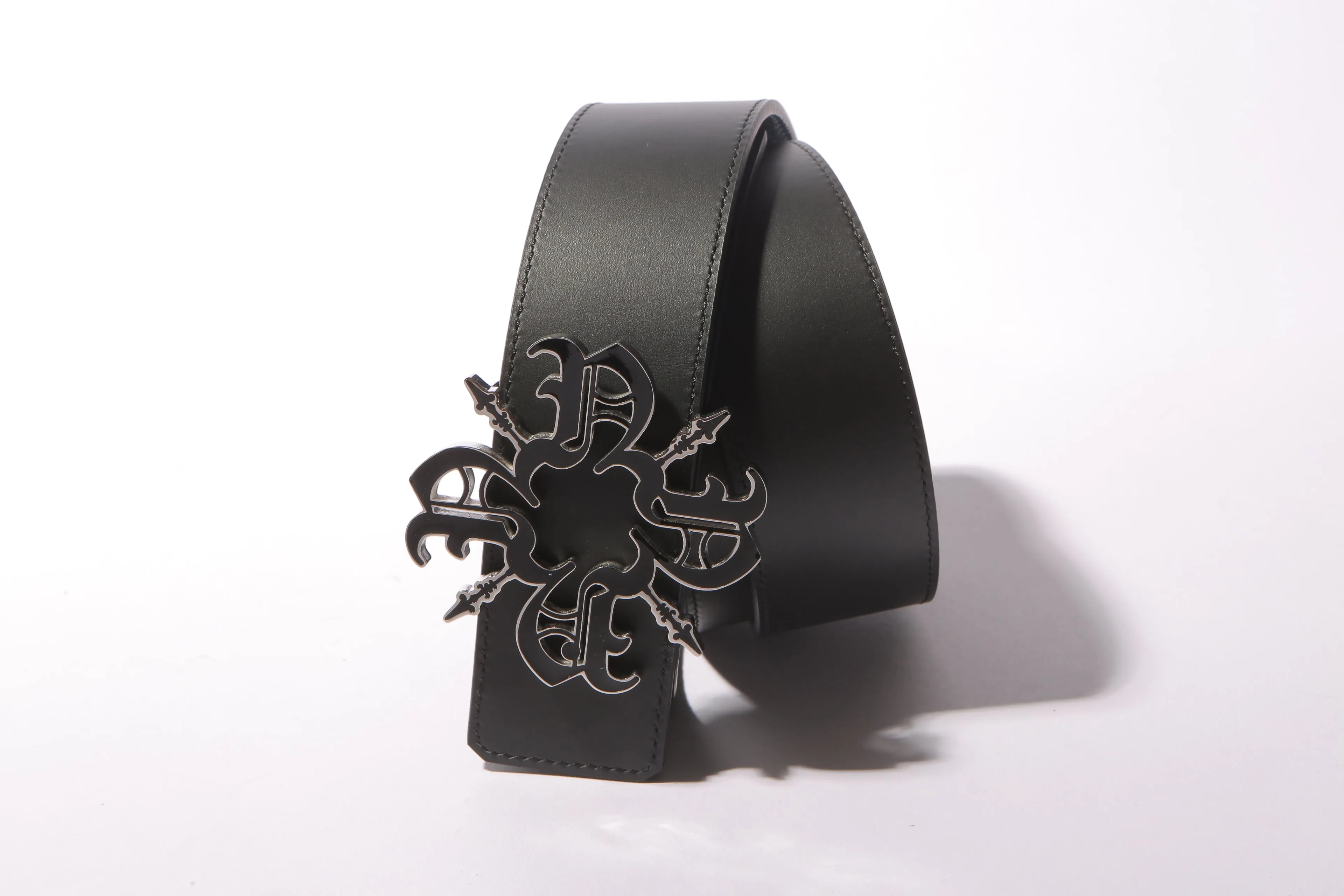Blue Monogram 40MM Leather Belt