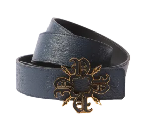Blue Monogram 40MM Leather Belt