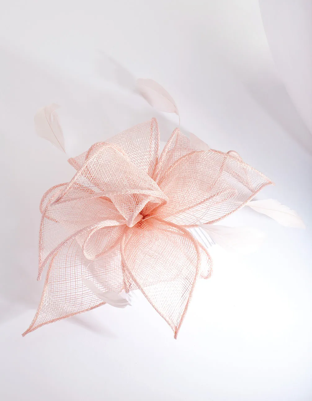 Blush Pink Statement Flower Comb