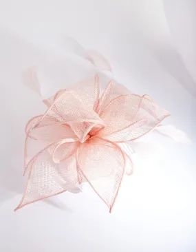 Blush Pink Statement Flower Comb
