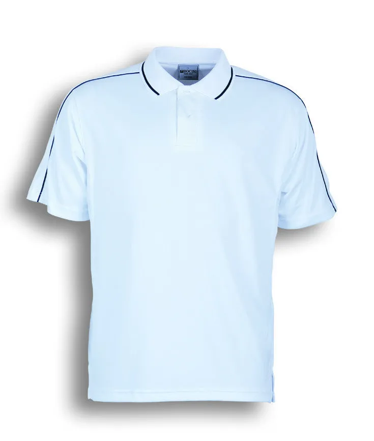 Bocini Men's Breezeway Striped Polo-(CP0673)