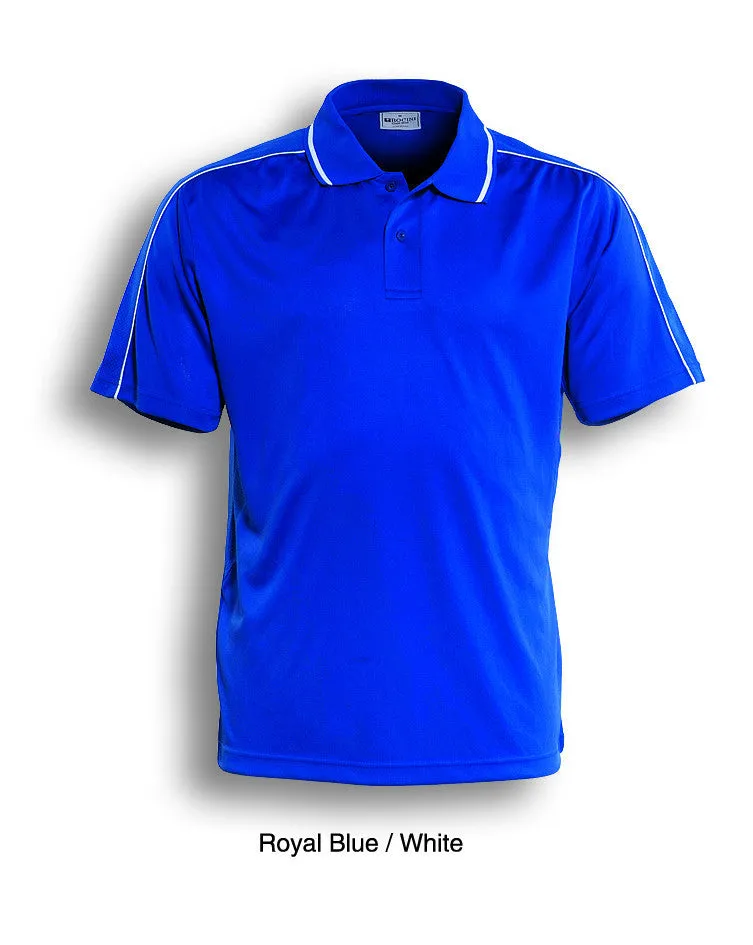 Bocini Men's Breezeway Striped Polo-(CP0673)