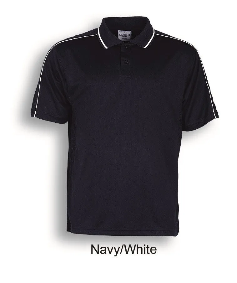 Bocini Men's Breezeway Striped Polo-(CP0673)