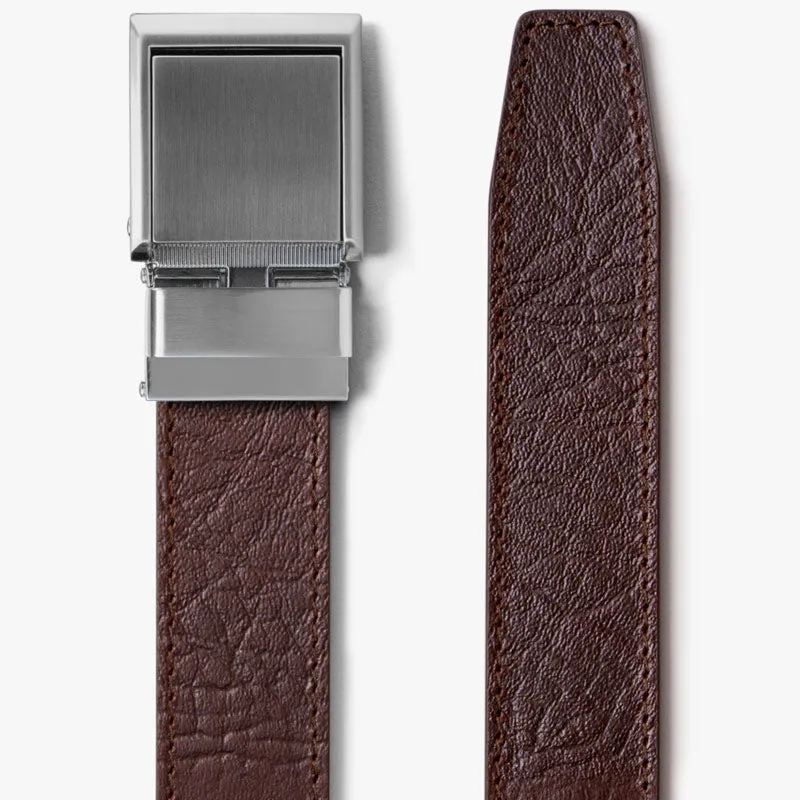 Brown Full Grain Leather Belt (Custom - Back Sq)