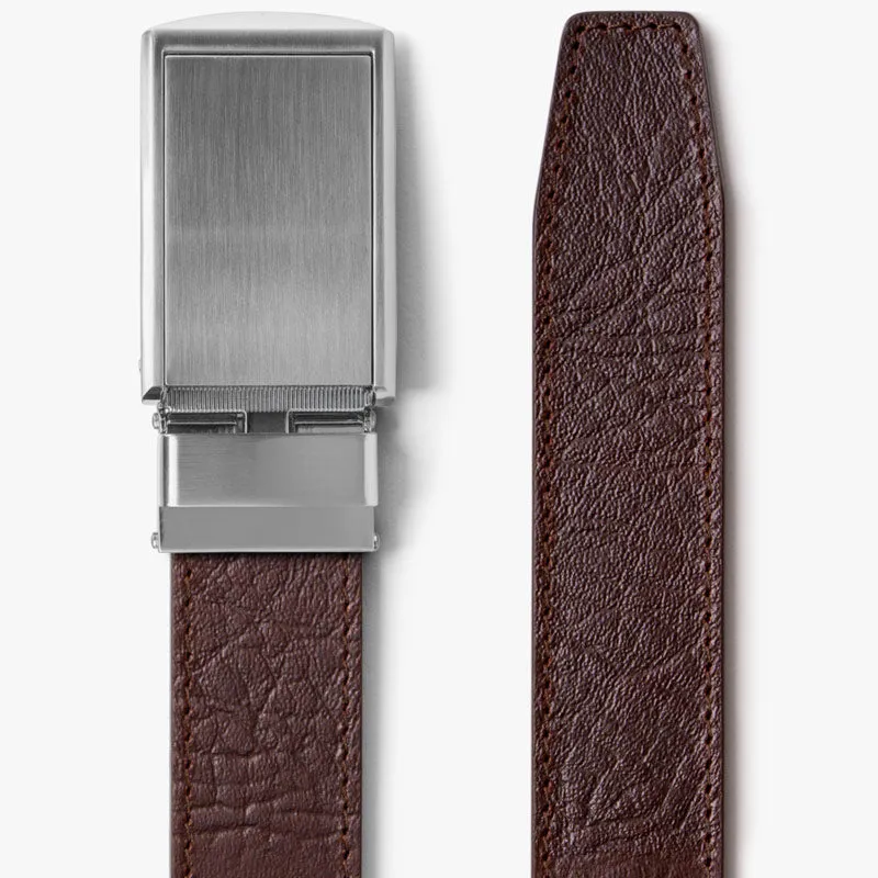 Brown Full Grain Leather Belt (Custom - Back Sq)