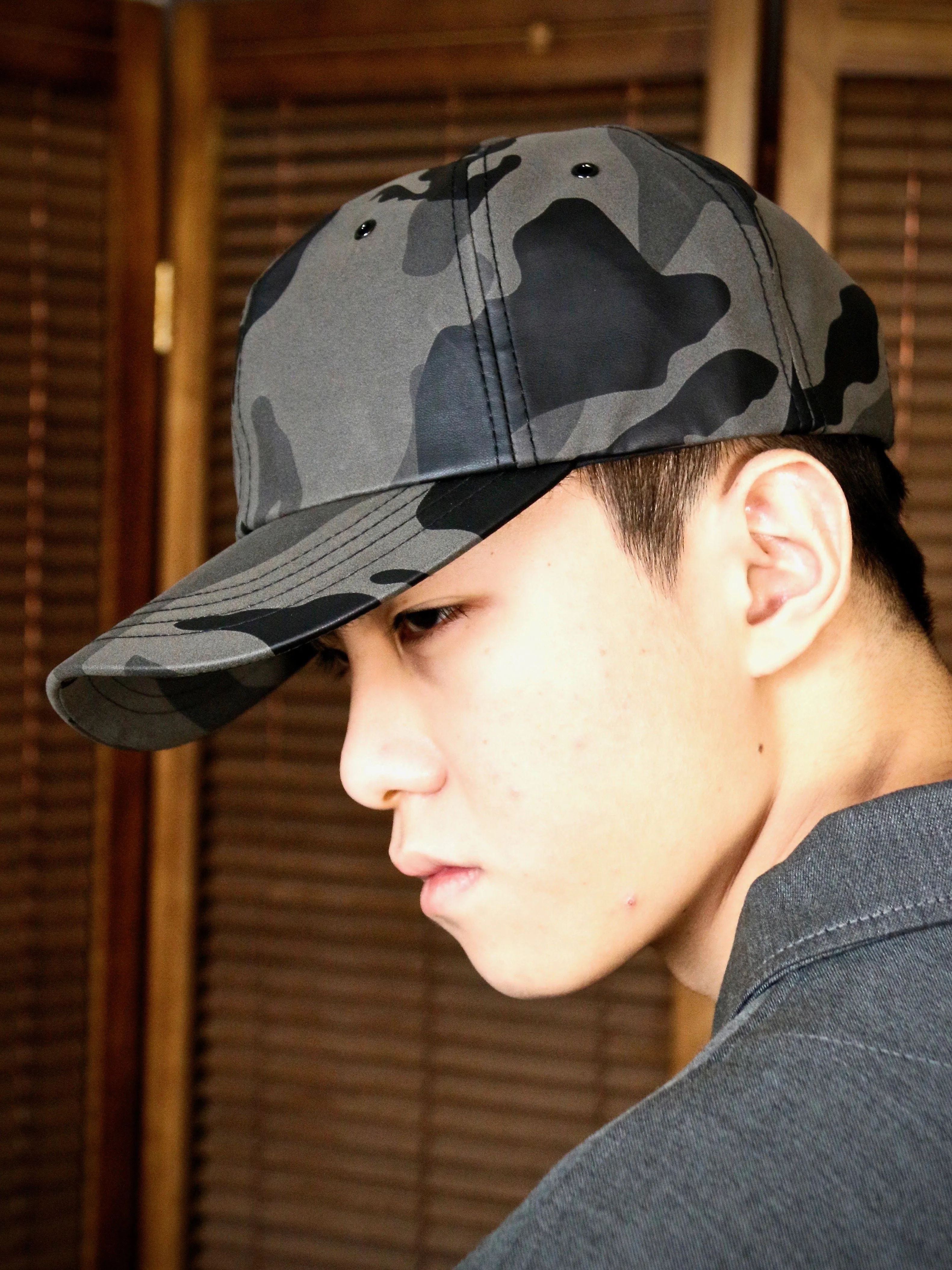 Camouflage-Printed Cap
