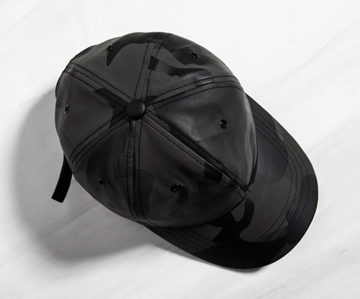 Camouflage-Printed Cap