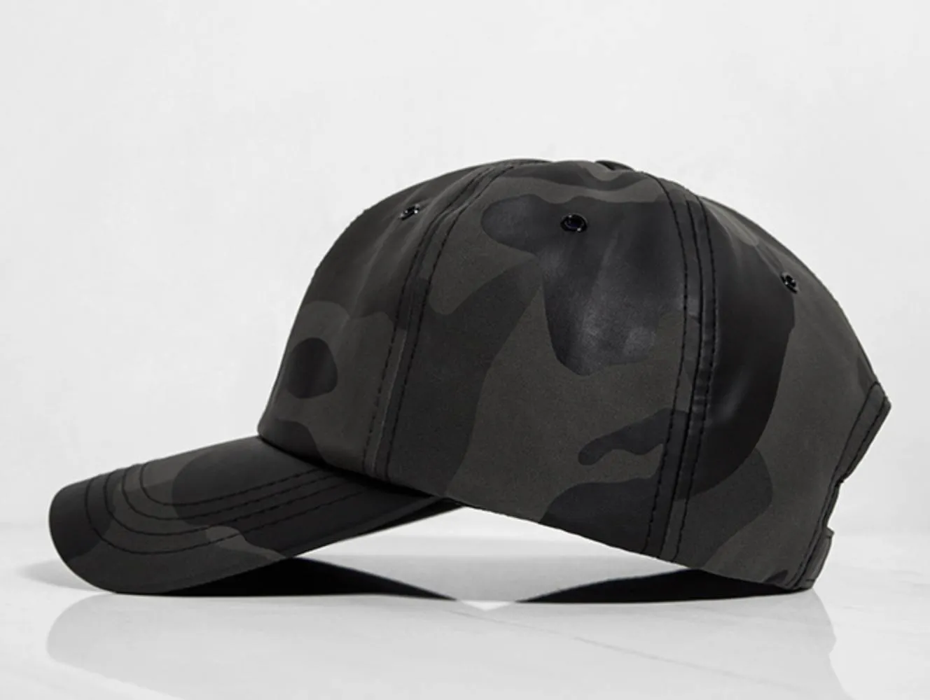 Camouflage-Printed Cap