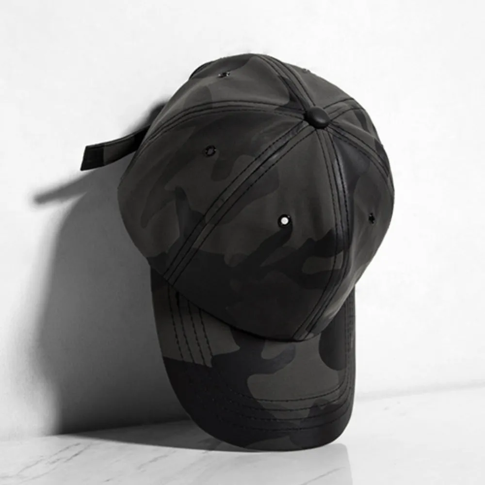 Camouflage-Printed Cap