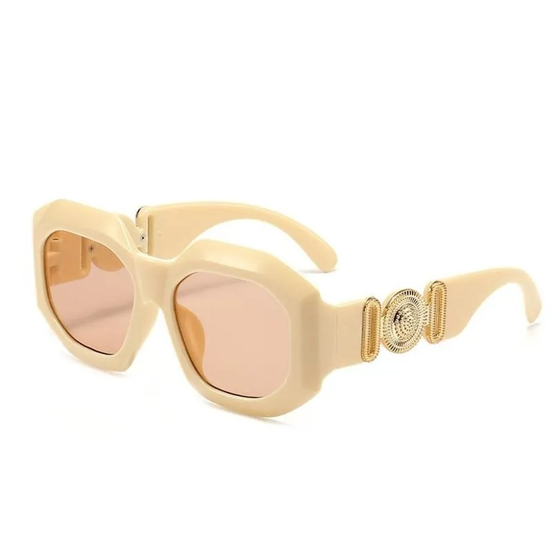 Celebrity Luxury Women Large Square Sunglasses Oversized Shades Eyewear Female Blue Pink Sun Glasses Men oculos