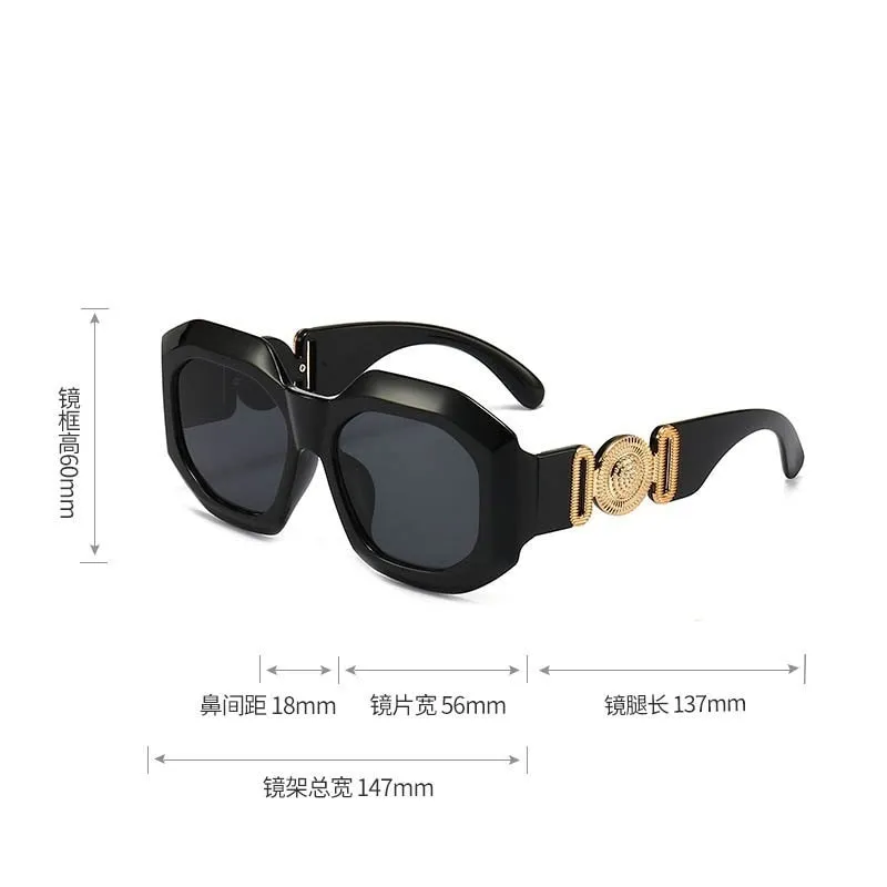 Celebrity Luxury Women Large Square Sunglasses Oversized Shades Eyewear Female Blue Pink Sun Glasses Men oculos