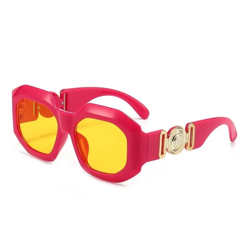 Celebrity Luxury Women Large Square Sunglasses Oversized Shades Eyewear Female Blue Pink Sun Glasses Men oculos