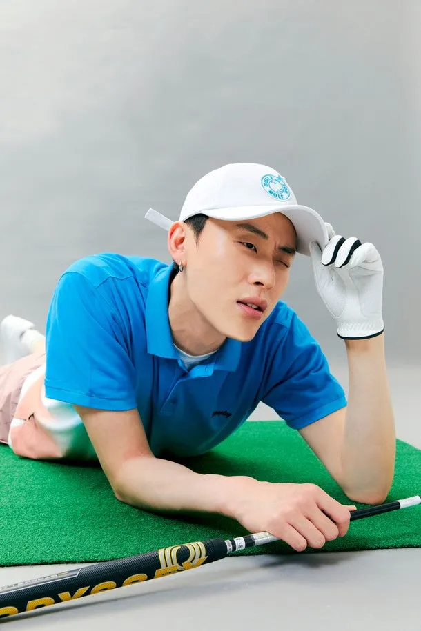 Circle Patch Ball Cap_White