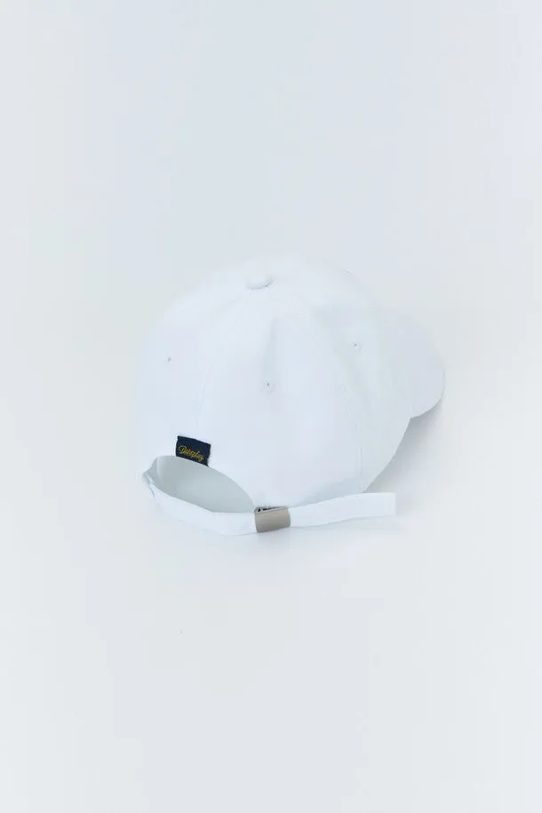 Circle Patch Ball Cap_White