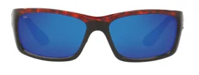 Costa Del Mar Mens Jose Tortoise Frame - Blue Mirror 580 Glass Lens - Polarized Sunglasses