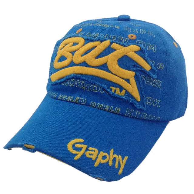 Cotton Mens "Bat" Baseball Cap