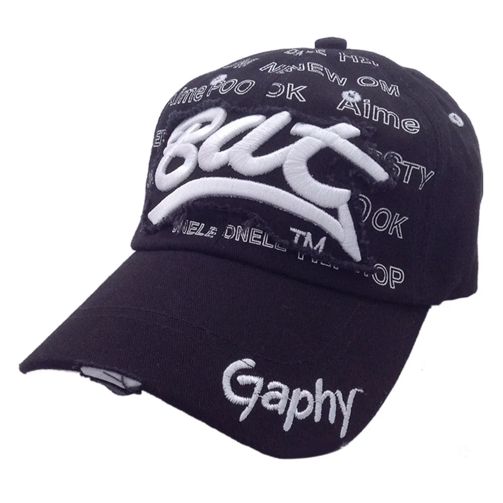 Cotton Mens "Bat" Baseball Cap