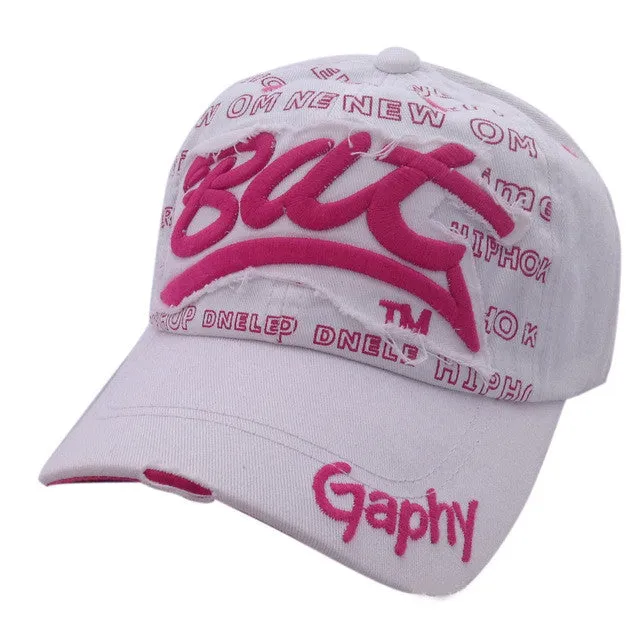 Cotton Mens "Bat" Baseball Cap
