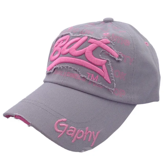 Cotton Mens "Bat" Baseball Cap