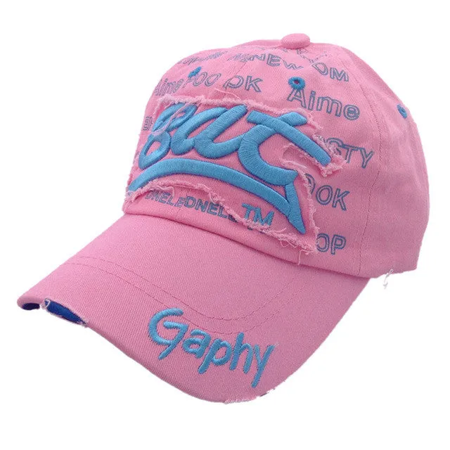 Cotton Mens "Bat" Baseball Cap