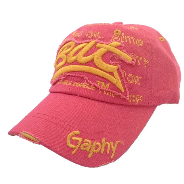 Cotton Mens "Bat" Baseball Cap