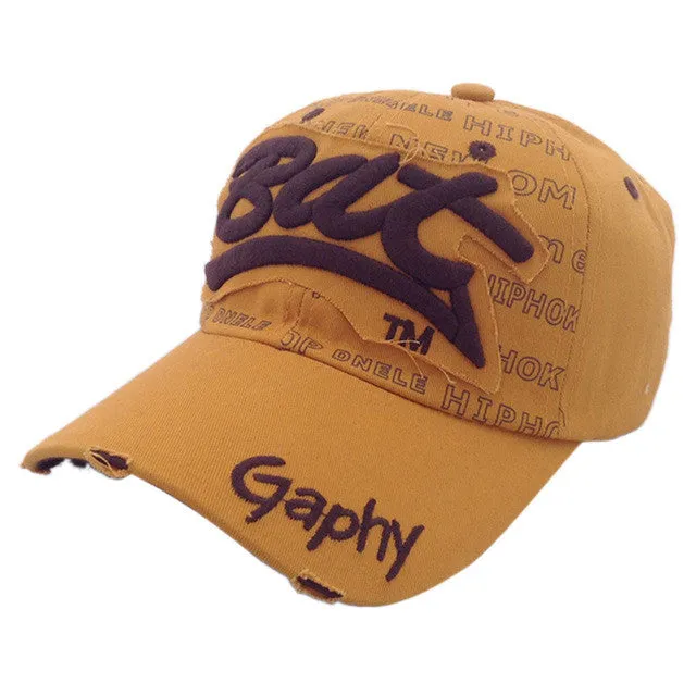 Cotton Mens "Bat" Baseball Cap