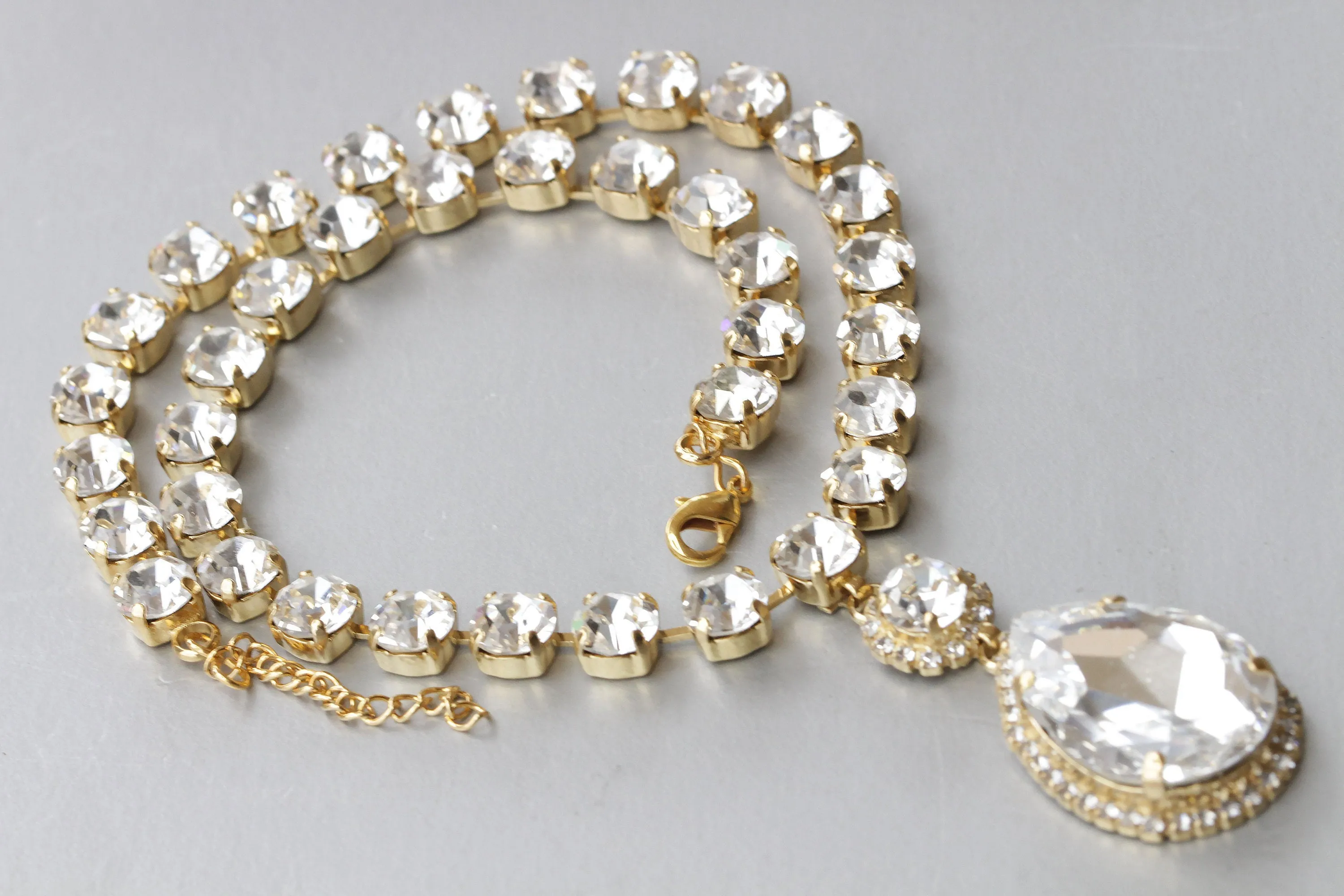 CRYSTAL STATEMENT BRACELET