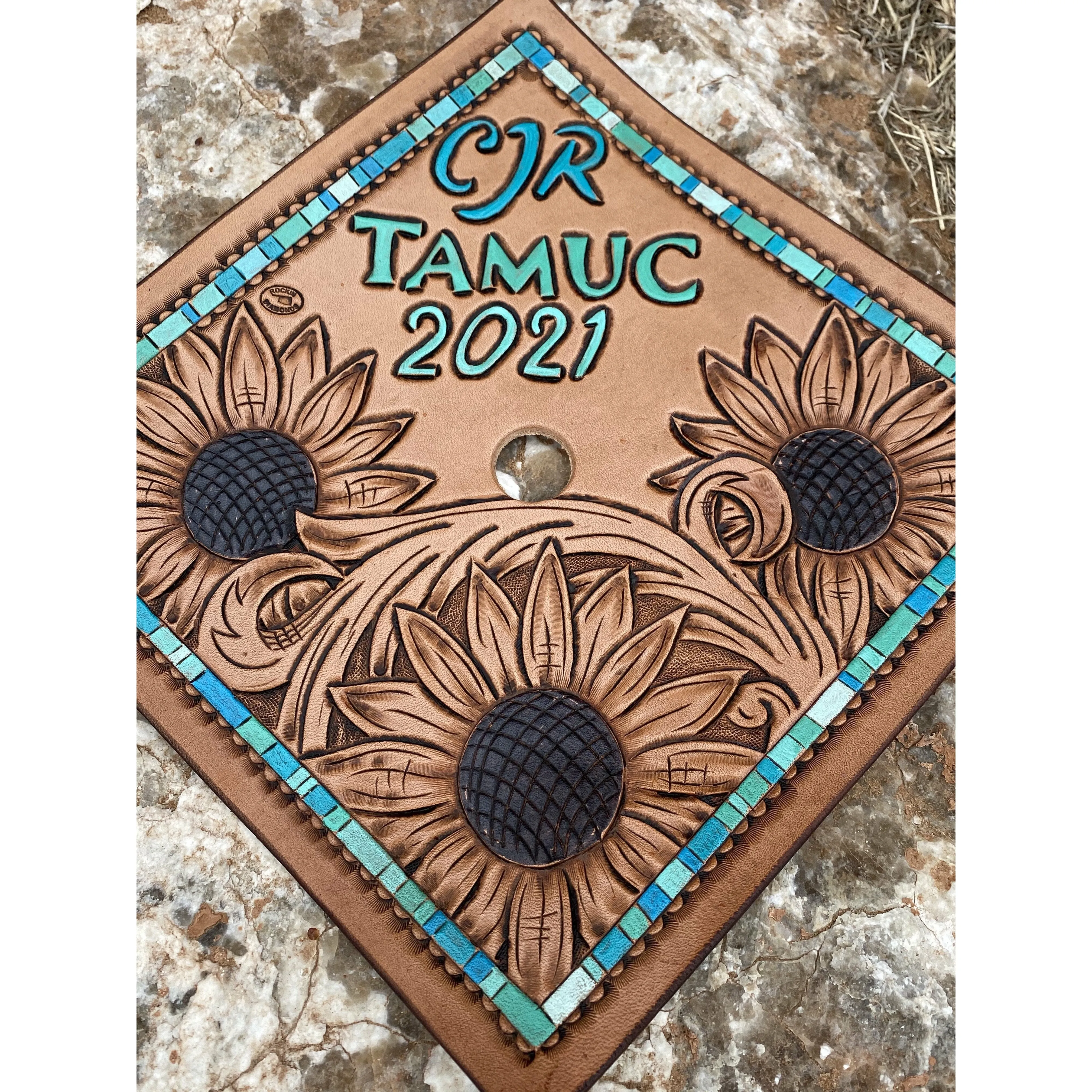 Custom graduation cap toppers