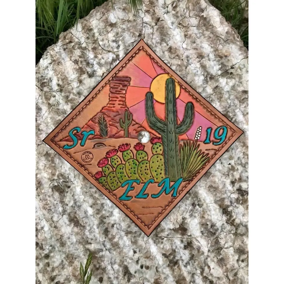 Custom graduation cap toppers