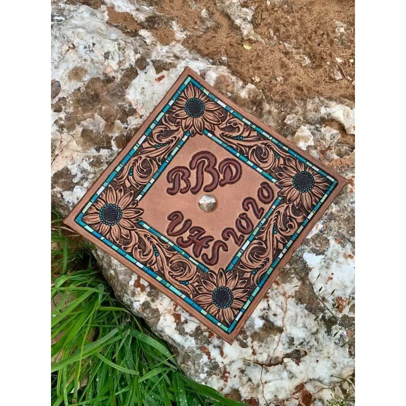 Custom graduation cap toppers