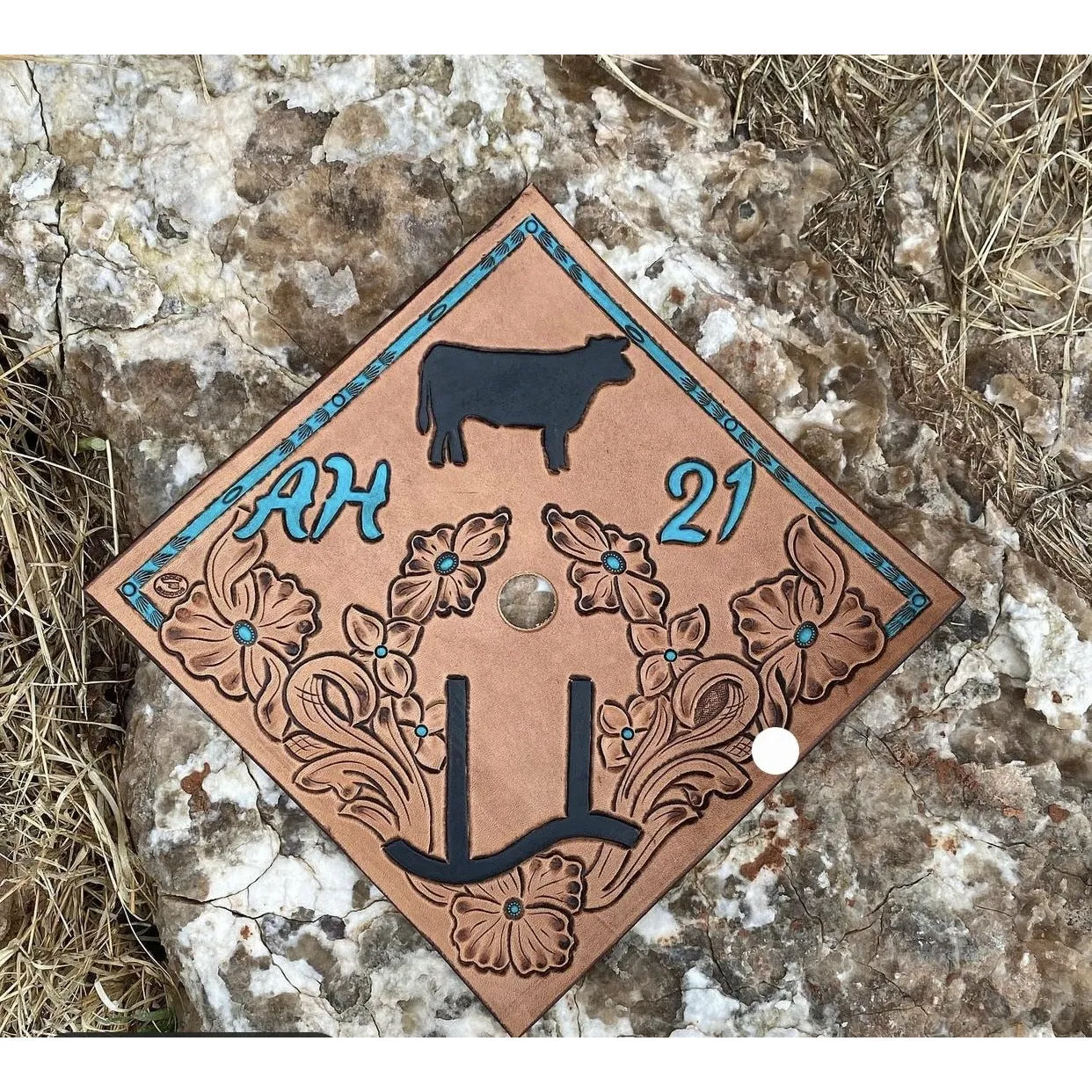 Custom graduation cap toppers