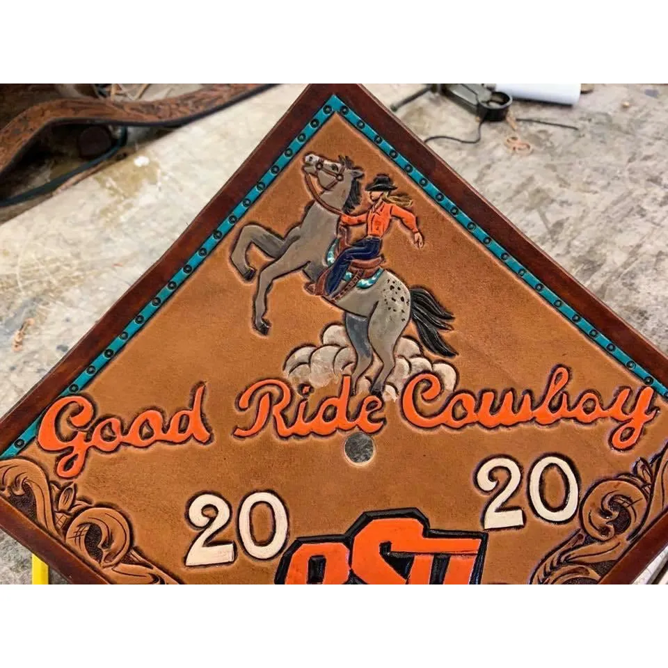 Custom graduation cap toppers