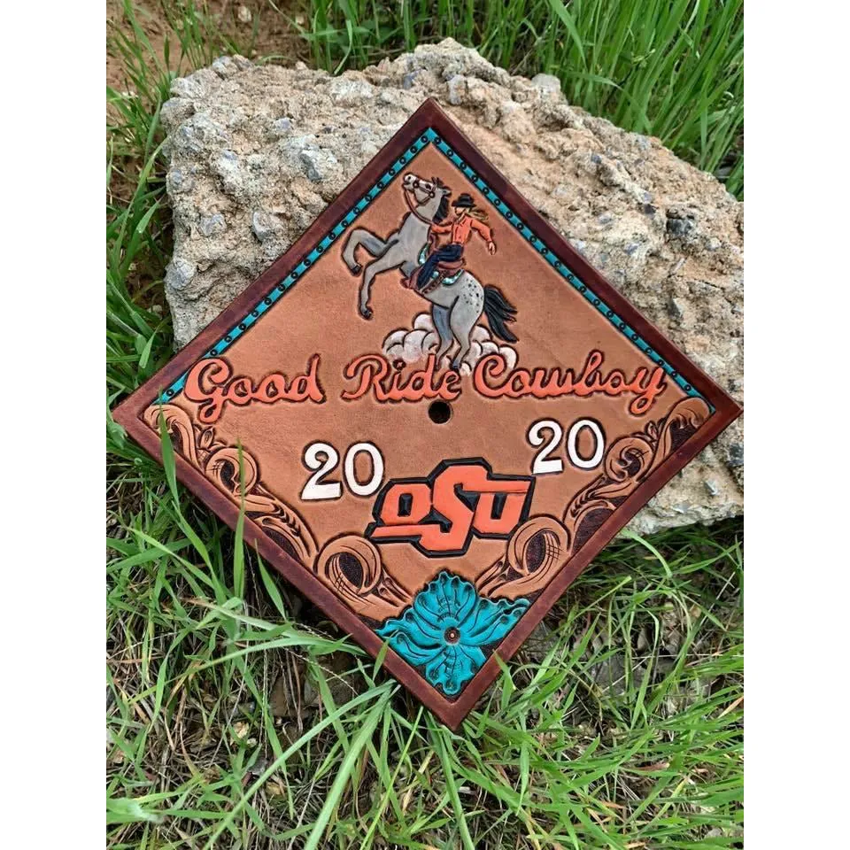 Custom graduation cap toppers