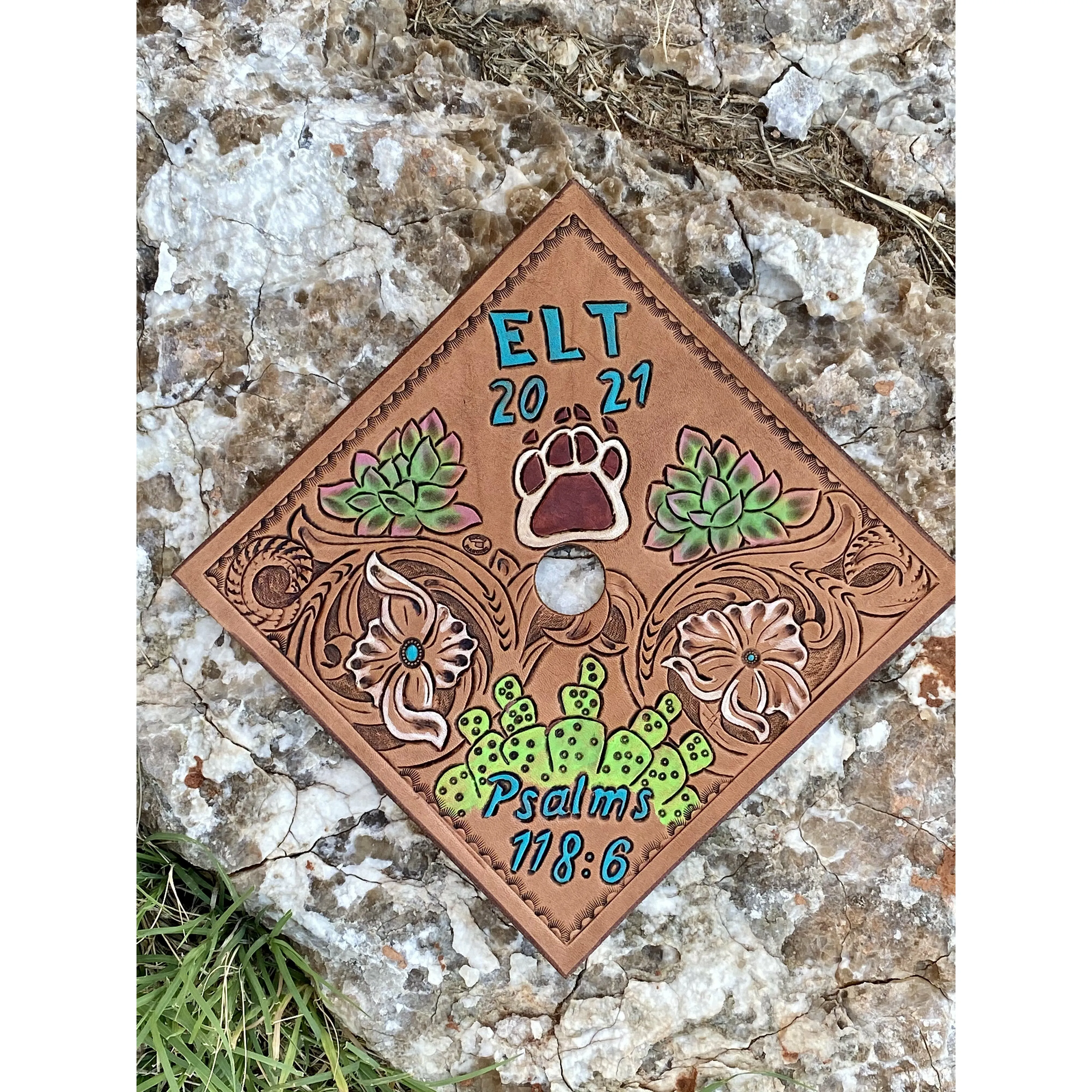 Custom graduation cap toppers