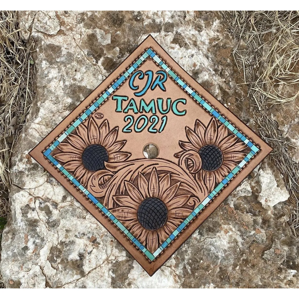 Custom graduation cap toppers