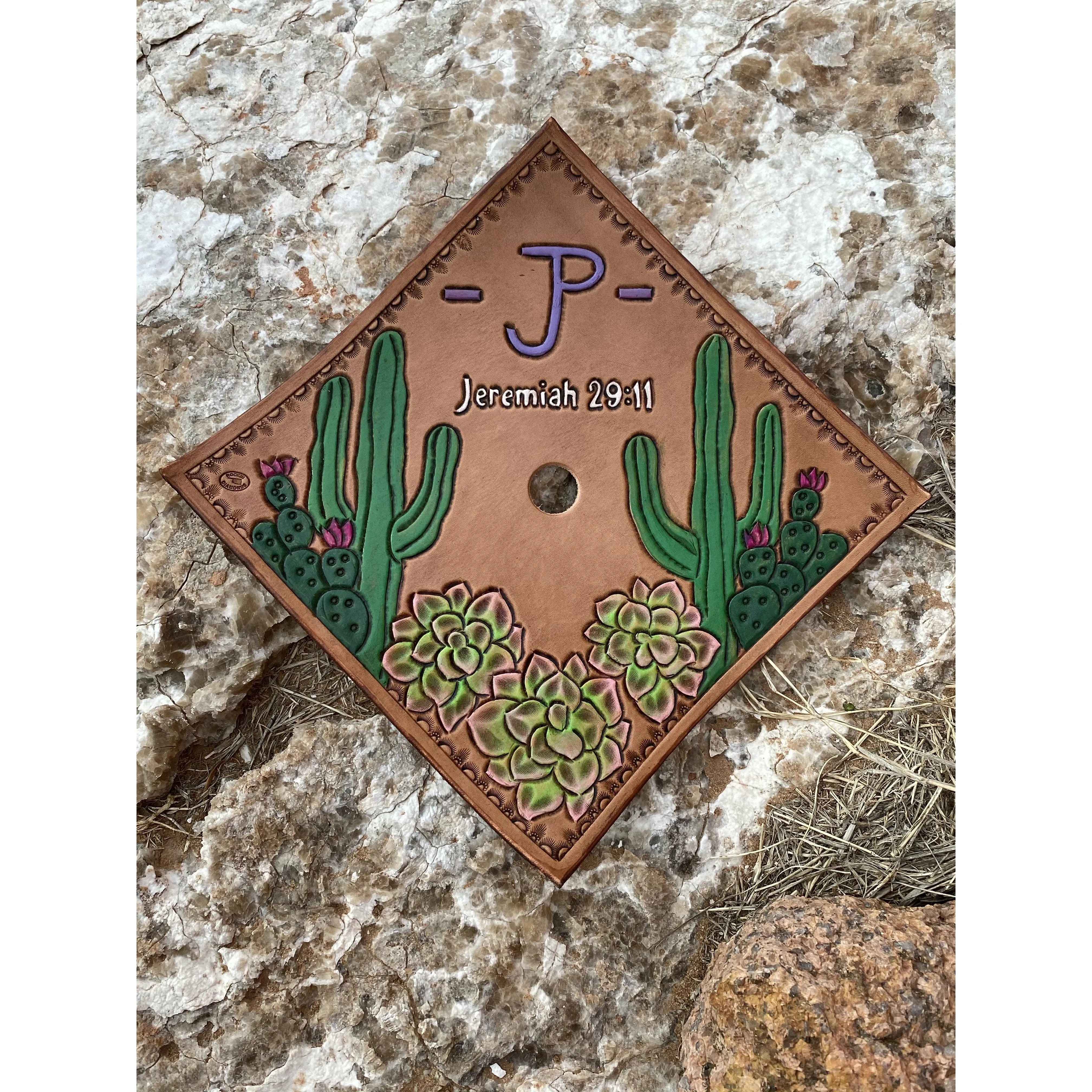Custom graduation cap toppers