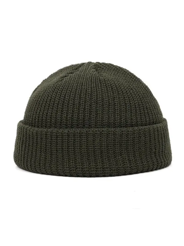 Dark Green Knitted Beanie